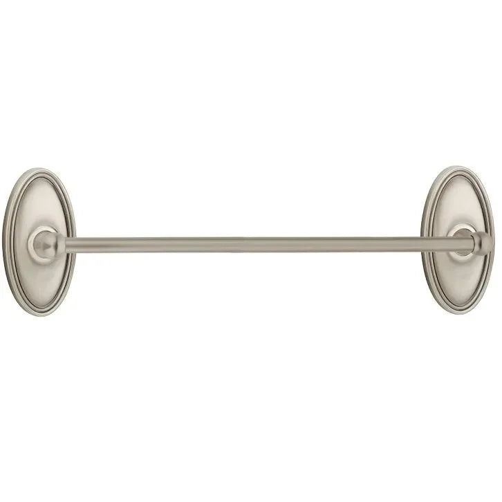 EmtekEmtek Traditional Brass Towel Bar with Oval Rosette in 
