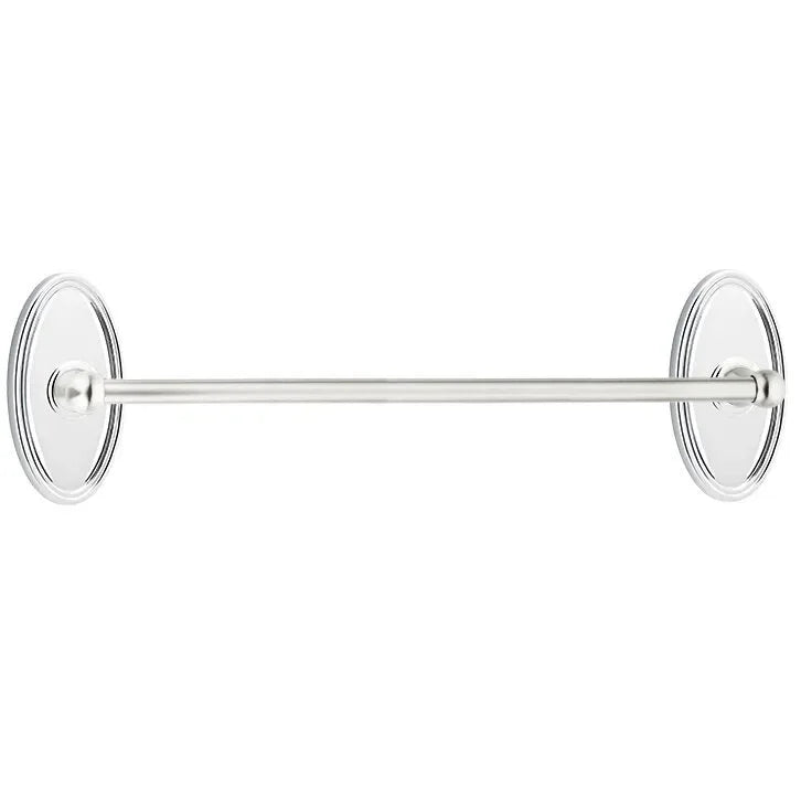EmtekEmtek Traditional Brass Towel Bar with Oval Rosette in 