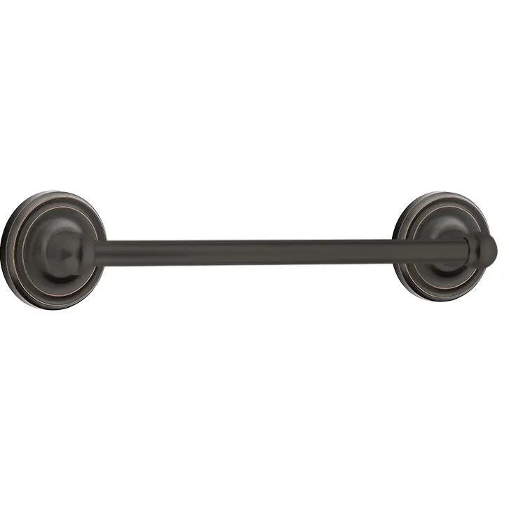EmtekEmtek Traditional Brass Towel Bar with Regular Rosette in 