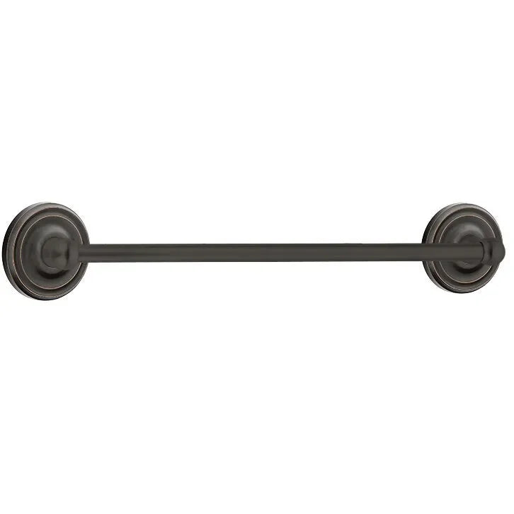 EmtekEmtek Traditional Brass Towel Bar with Regular Rosette in 