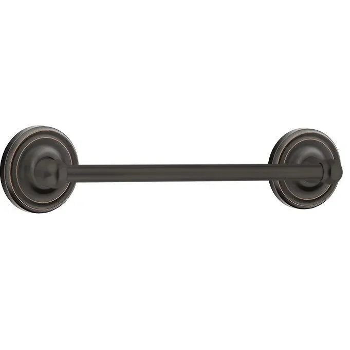 EmtekEmtek Traditional Brass Towel Bar with Regular Rosette in 