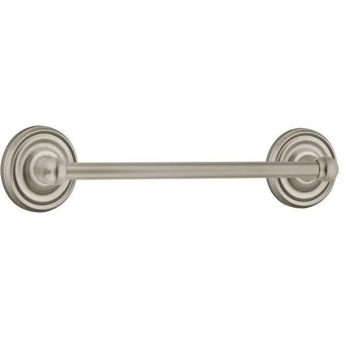 EmtekEmtek Traditional Brass Towel Bar with Regular Rosette in 