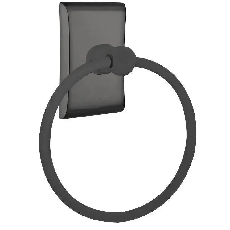 EmtekEmtek Traditional Brass Towel Ring with Neos Rosette in 