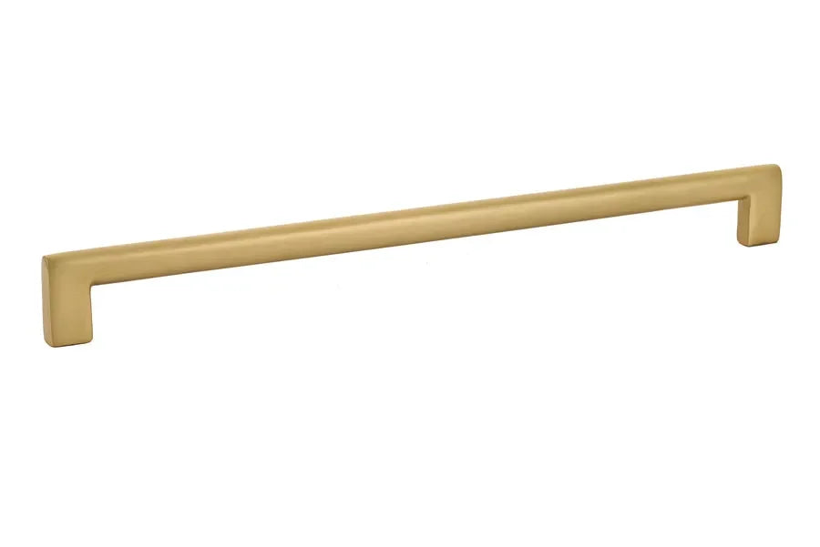 The Emtek Trail Cabinet Pull in Satin Brass finish