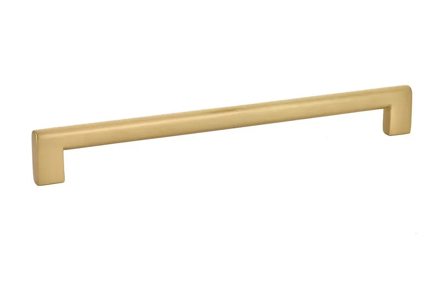 The Emtek Trail Cabinet Pull in Satin Brass finish
