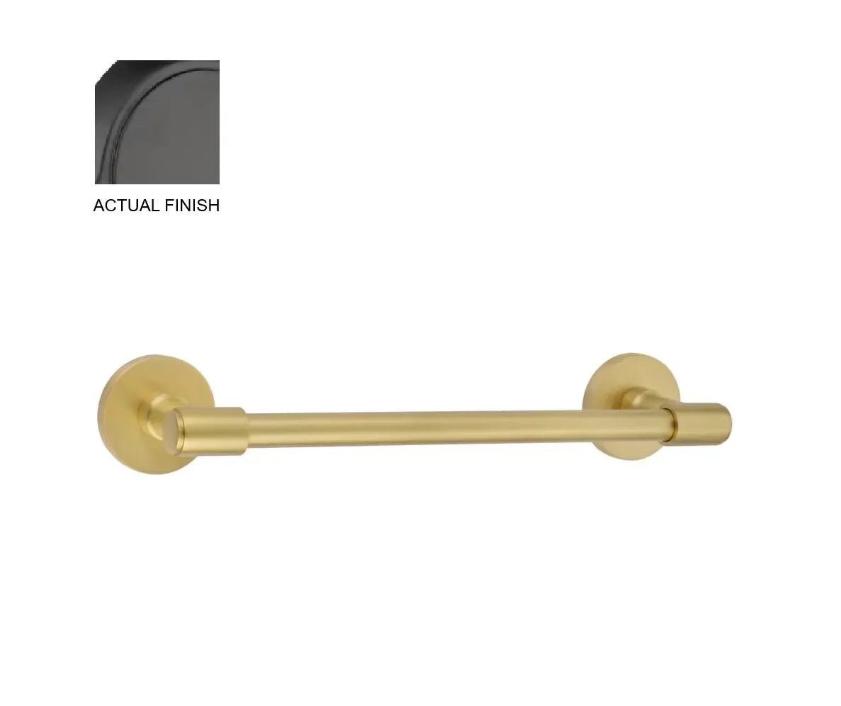EmtekEmtek Transitional Brass Towel Bar with Small Disc Rosette in 
