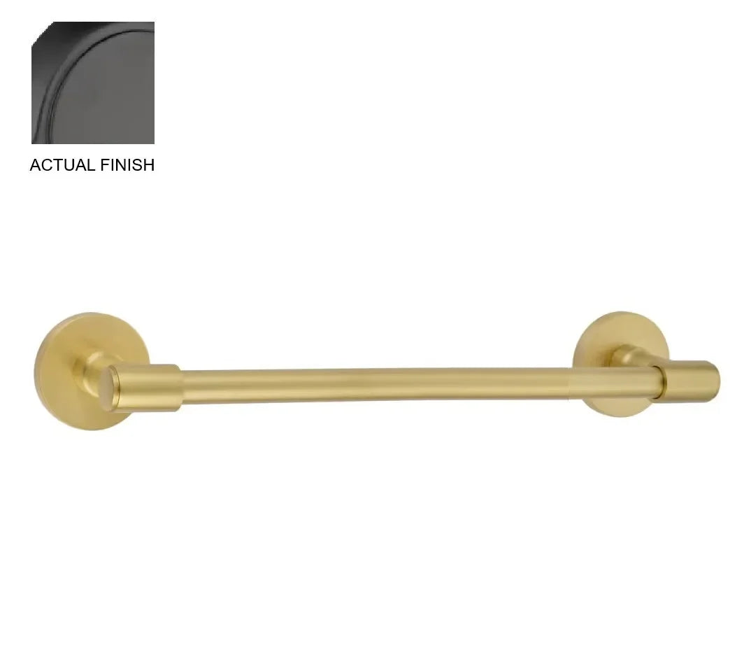 EmtekEmtek Transitional Brass Towel Bar with Small Disc Rosette in 
