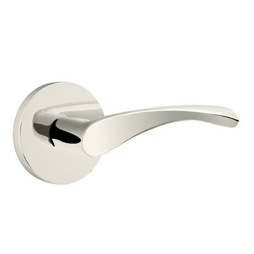 The Emtek Triton Lever With Disk Rosette in finish