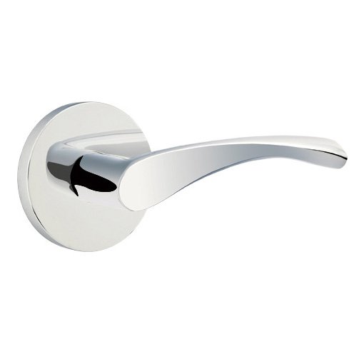 The Emtek Triton Lever With Disk Rosette in finish