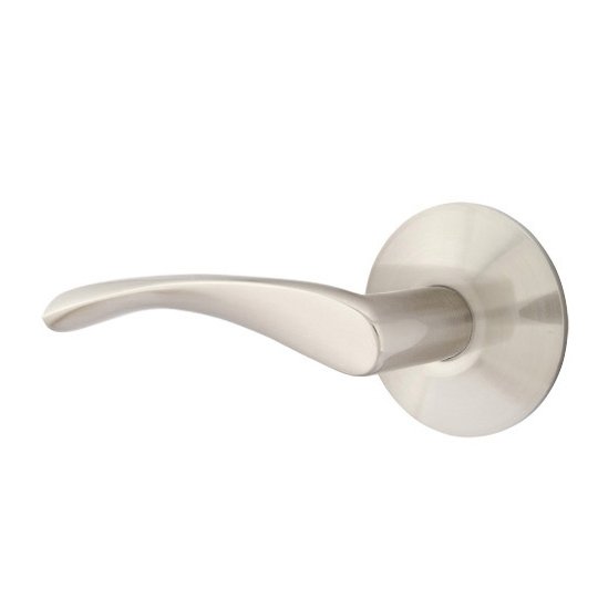 The Emtek Triton Lever With Modern Rosette in finish.