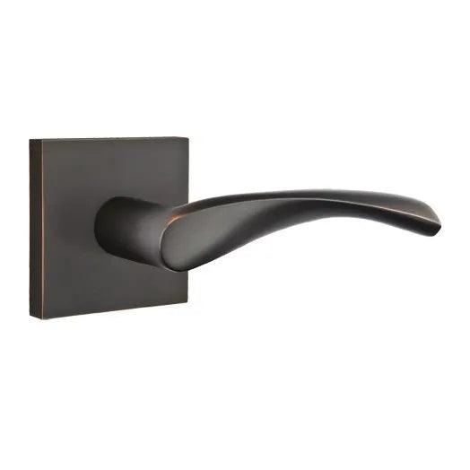 Emtek Triton Lever With Square Rosette 