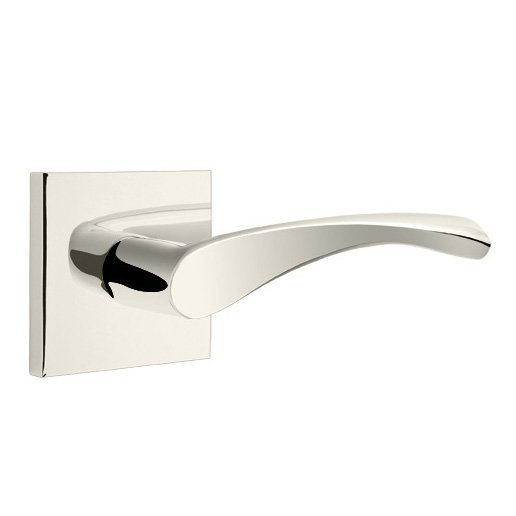 The Emtek Triton Lever With Square Rosette in finish