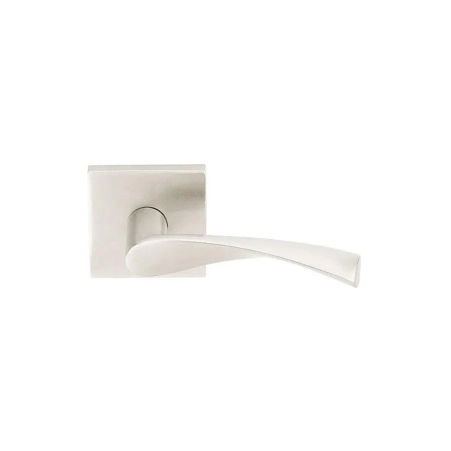 Emtek Triton Lever With Square Rosette Satin Nickel
