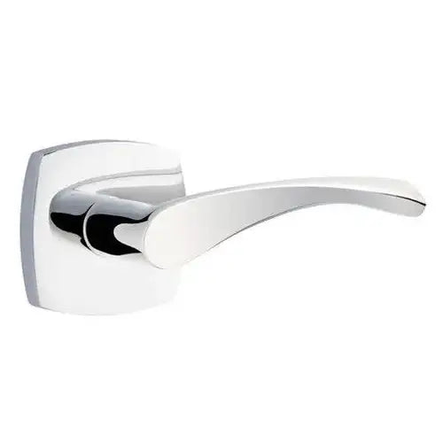 Emtek Triton Lever With Urban Modern Rosette Polished Chrome