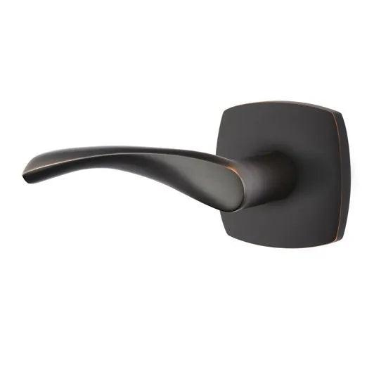 Emtek Triton Lever With Urban Modern Rosette 