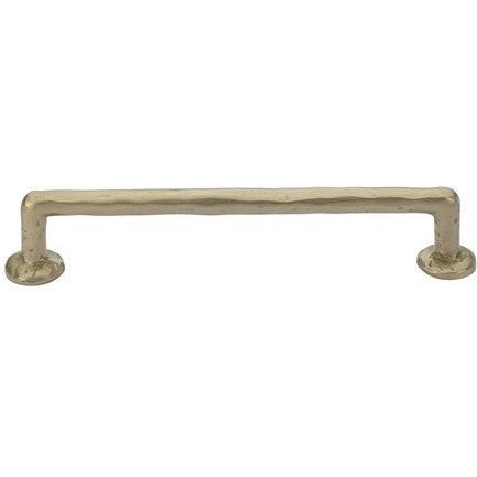 Emtek Concealed Surface Mount Rod Bronze Door Pull, 12" Center to Center in Tumbled White Bronze finish