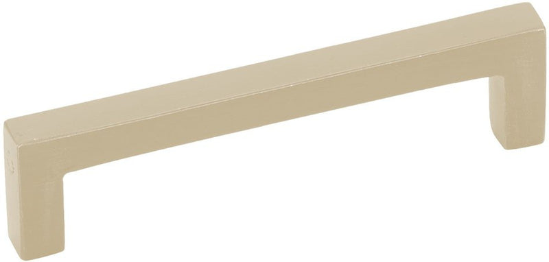 Emtek Concealed Surface Mount Rustic Modern Rectangular Bronze Door Pull, 8 3/4" C-to-C in Tumbled White Bronze finish