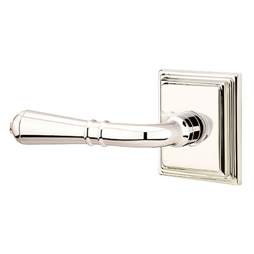 Emtek Turino Lever With Wilshire Rosette in finish