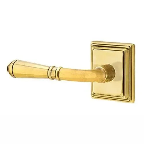 Emtek Turino Lever With Wilshire Rosette French Antique