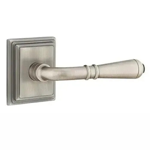 Emtek Turino Lever With Wilshire Rosette Pewter
