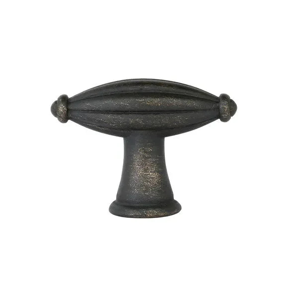 EmtekEmtek Tuscany Bronze Fluted Cabinet T-Knob in 