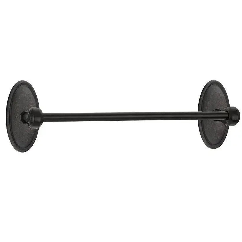 EmtekEmtek Tuscany Bronze Towel Bar With #14 Rosette in 