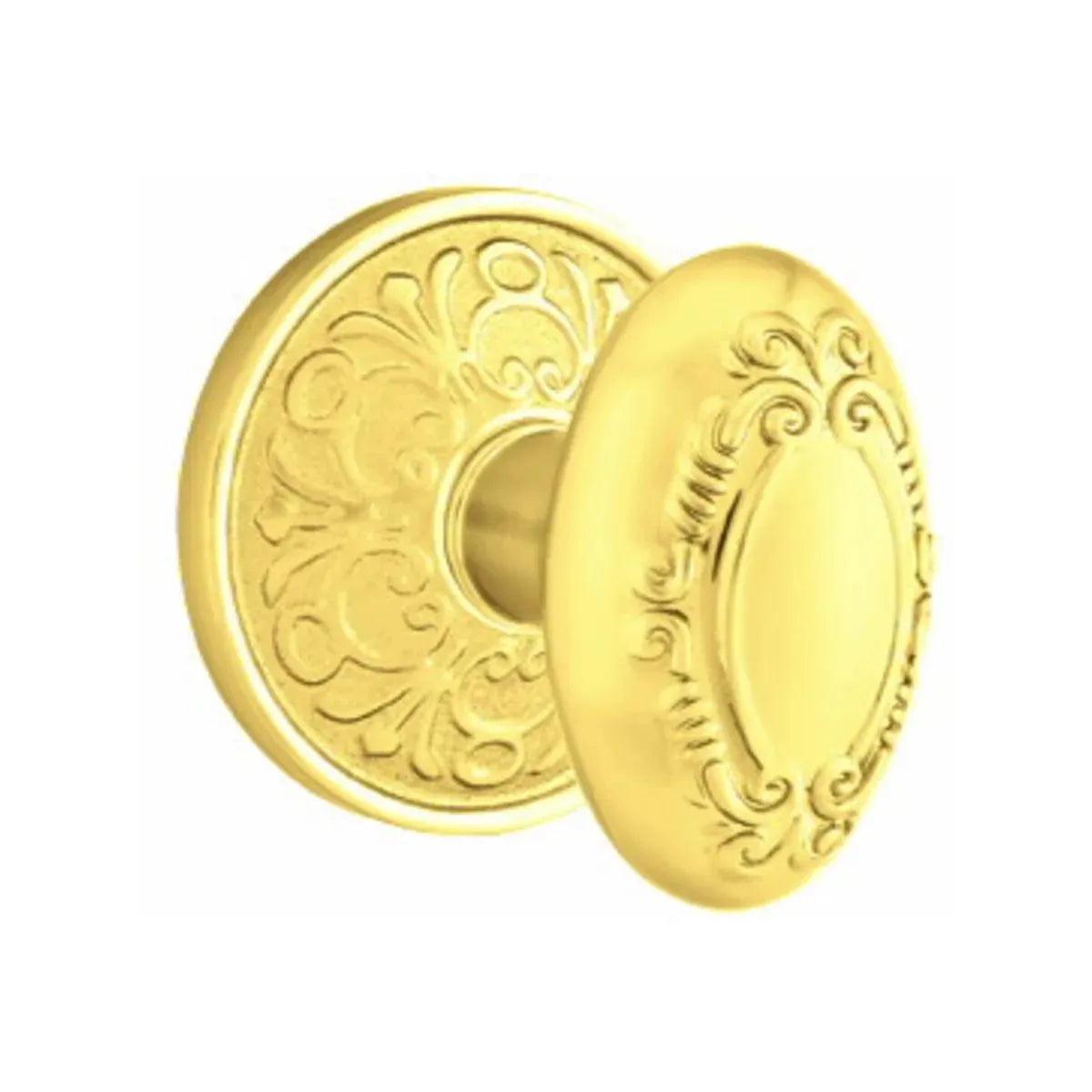 EmtekEmtek Victoria Knob with Lancaster Rosette in 