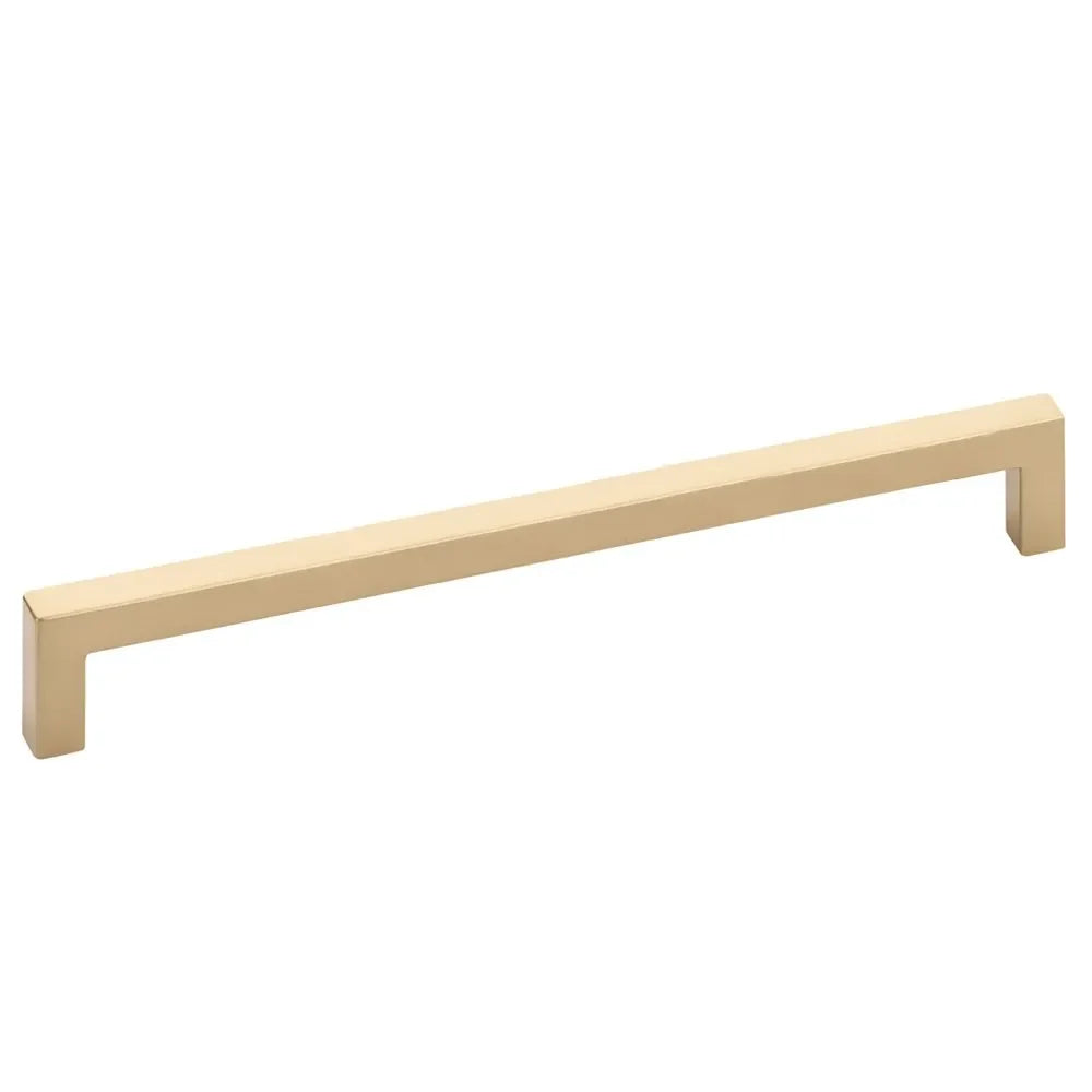 The Emtek Warwick Cabinet Pull in Satin Brass finish