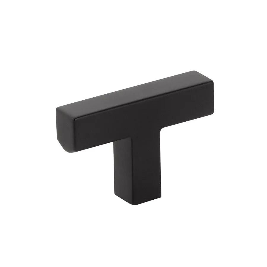 Emtek Warwick Cabinet T-Knob Flat Black