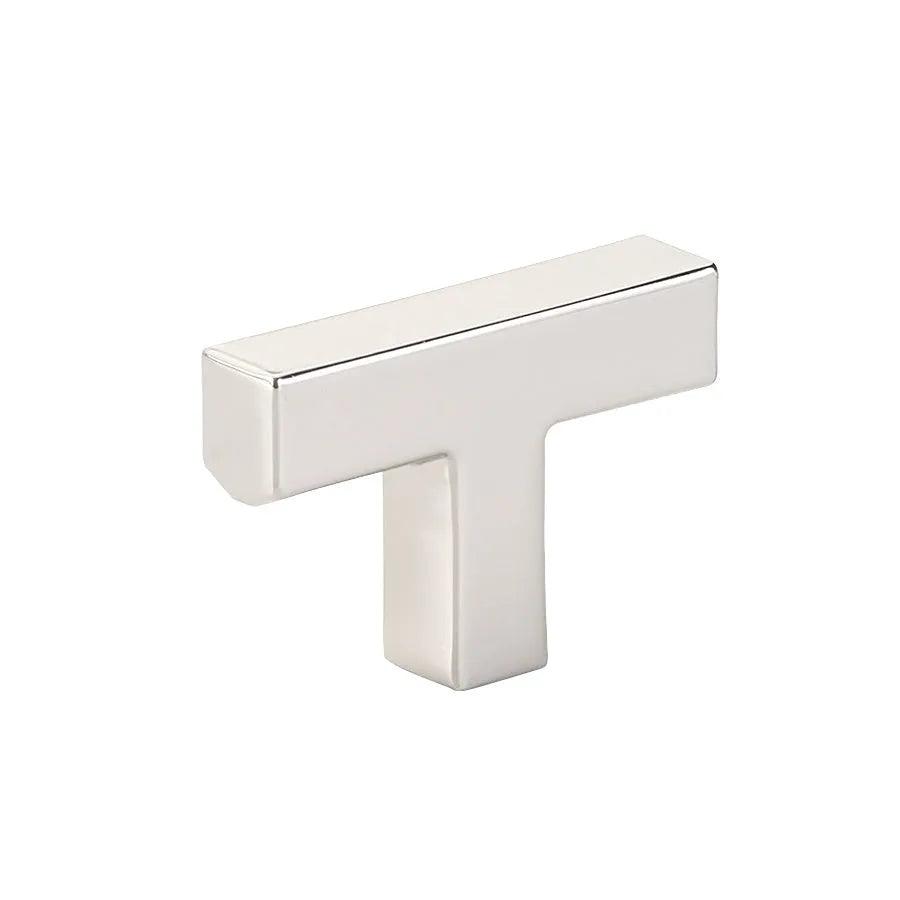 Emtek Warwick Cabinet T-Knob Lifetime Polished Nickel