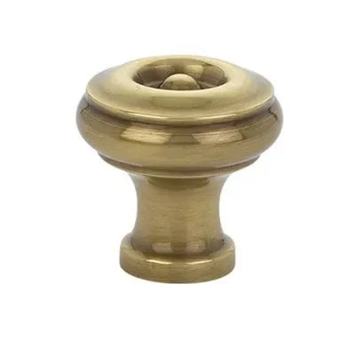 The Emtek Waverly Cabinet Knob in French Antique finish
