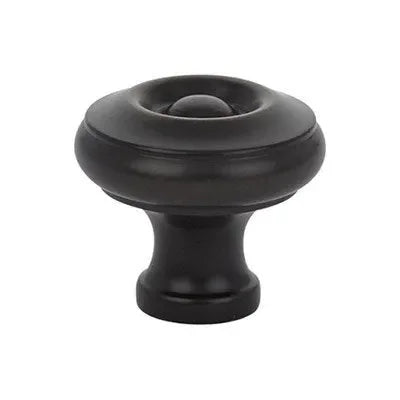 The Emtek Waverly Cabinet Knob in Oil Rubbed Bronze finish