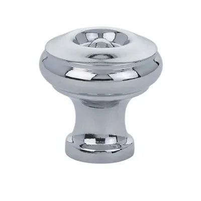 The Emtek Waverly Cabinet Knob in Polished Chrome finish