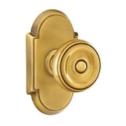 Emtek Waverly Knob With #8 Rosette in French Antique finish