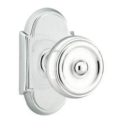 Emtek Waverly Knob With #8 Rosette in Polished Chrome finish