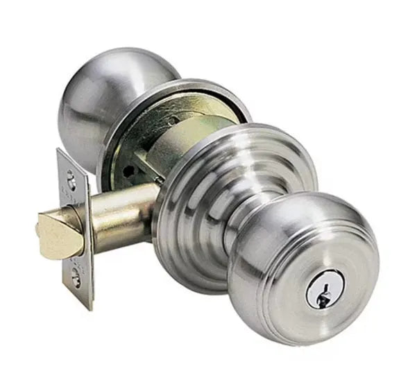 Emtek Waverly Knob with Regular Rosette in Satin Nickel finish