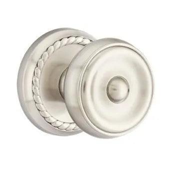 Emtek Waverly Knob with Rope Rosette in finish