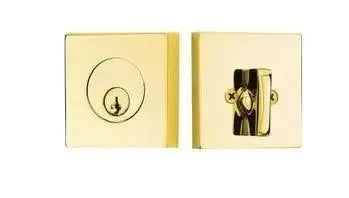 EmtekEmtek Weiser Keyway, Square Deadbolt, Single Cylinder in 