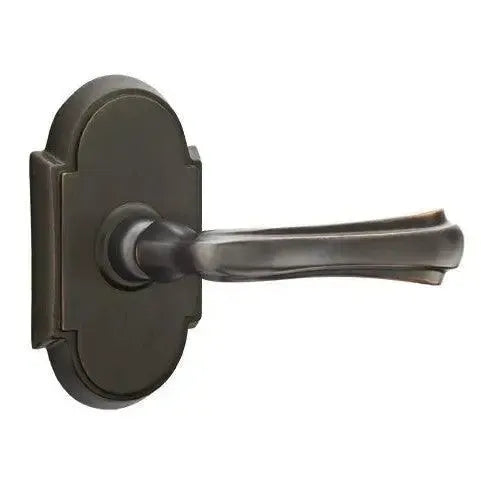 Emtek Wembley Lever With #8 Rosette in Oil Rubbed Bronze finish