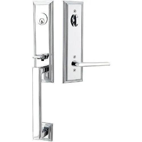 EmtekEmtek Wilshire Tubular Entrance Handleset With Helios Lever in 