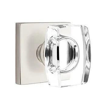 EmtekEmtek Windsor Crystal Knob with Square Rosette in 