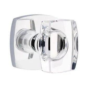 EmtekEmtek Windsor Crystal Knob with Urban Modern Rosette in 