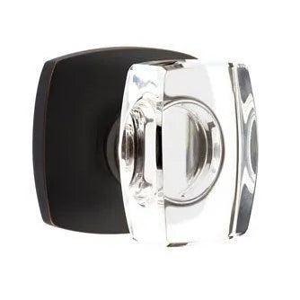 EmtekEmtek Windsor Crystal Knob with Urban Modern Rosette in 