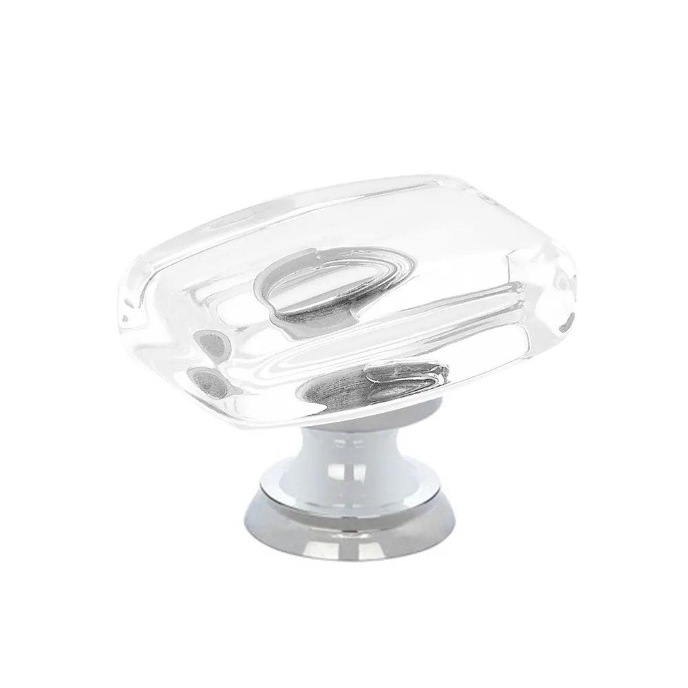 Emtek Windsor Glass Cabinet Knob in Polished Chrome finish