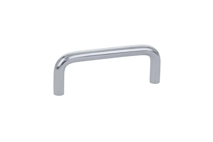 Emtek Wire Cabinet Pull, 3" Center to Center in Polished Chrome finish