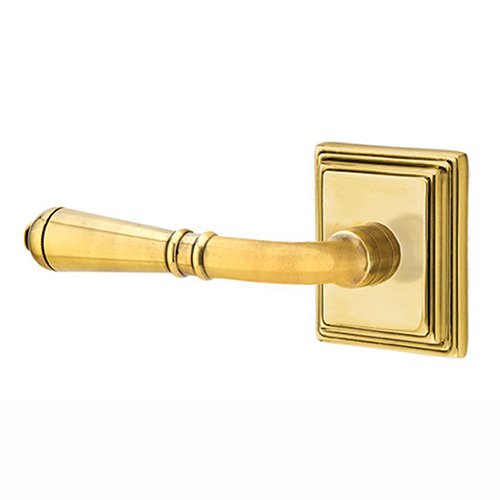 Emtek Turino Lever With Wilshire Rosette in French Antique finish