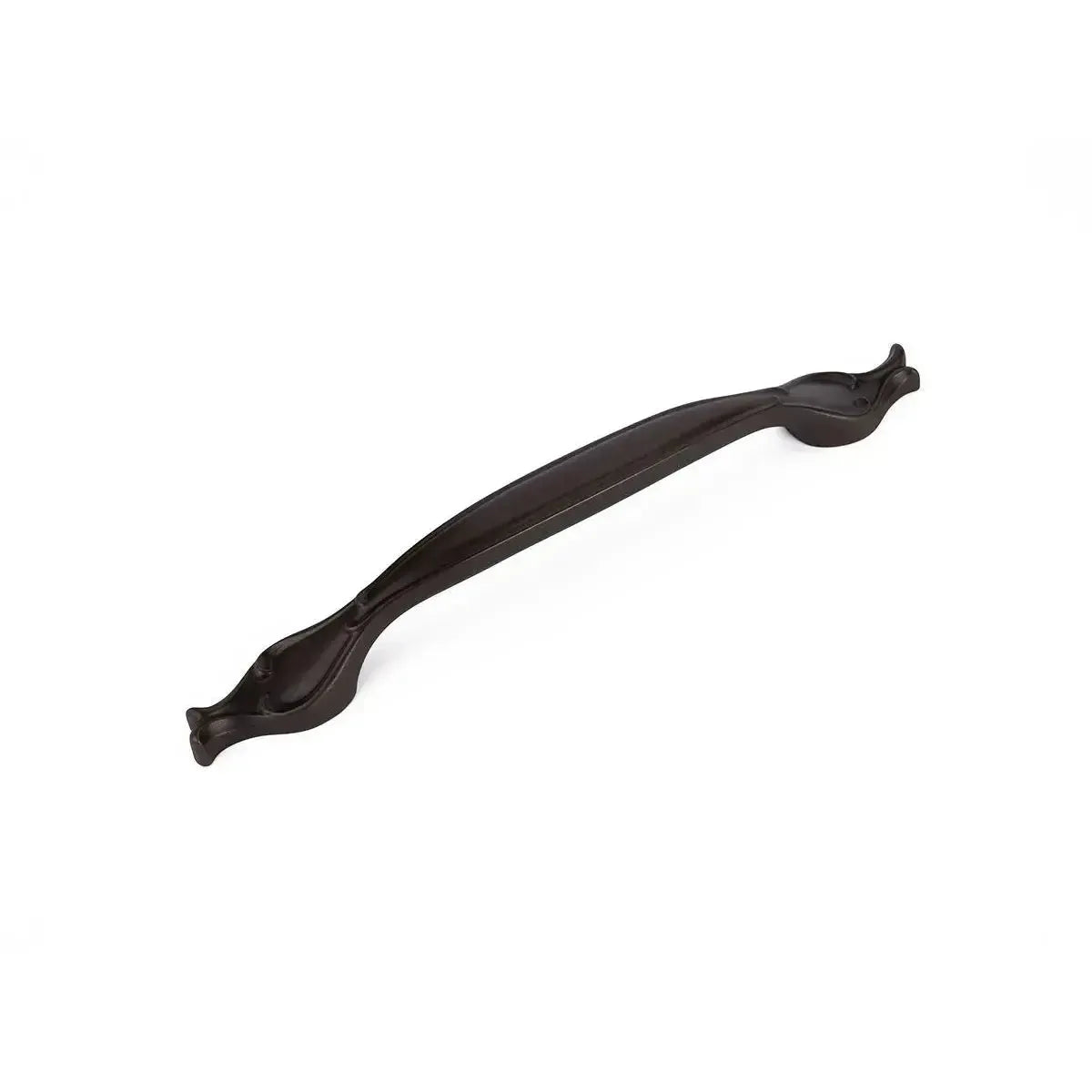 The Schaub French Farm Cabinet Pull in Ancient Bronze finish.