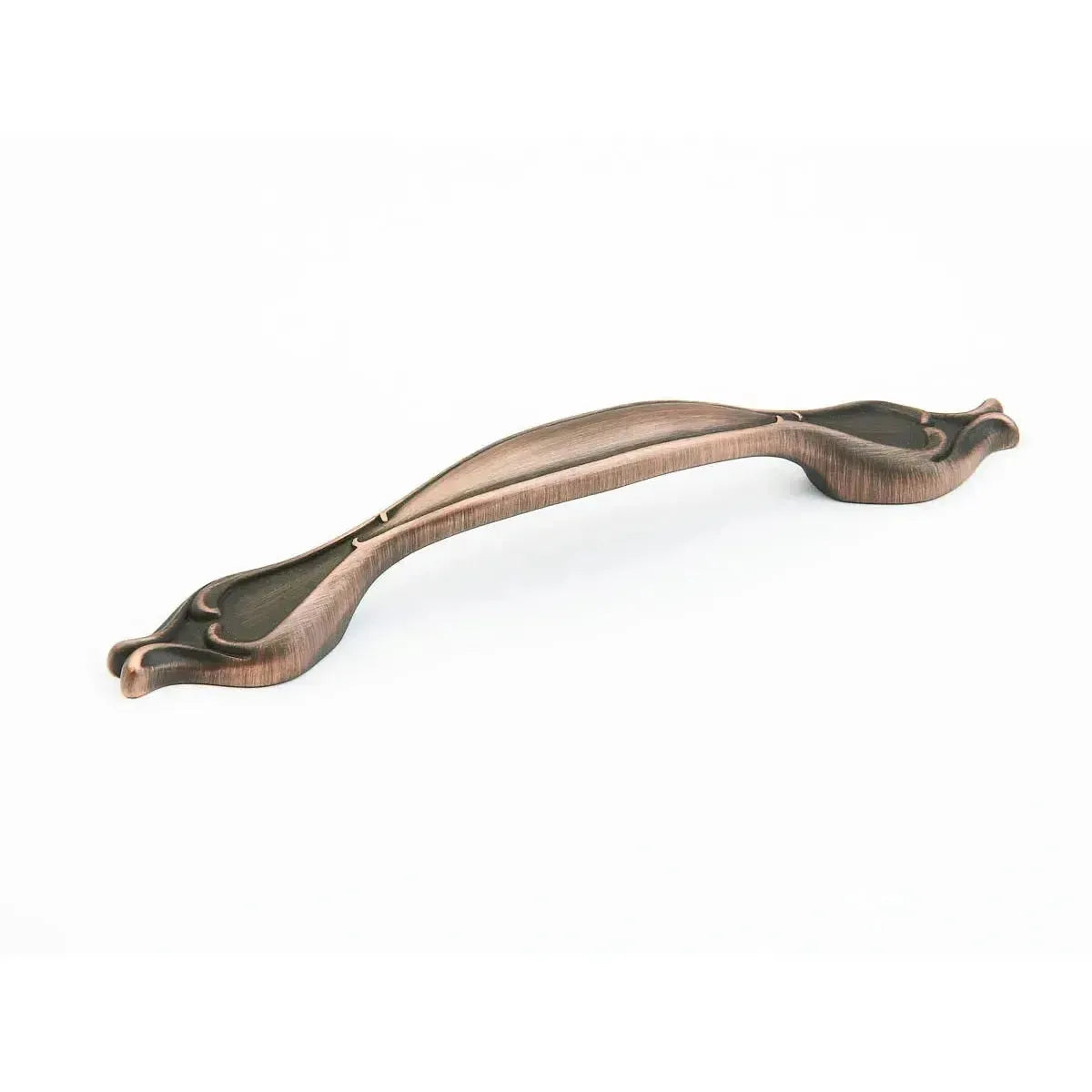 The Schaub French Farm Cabinet Pull in Empire Bronze finish.