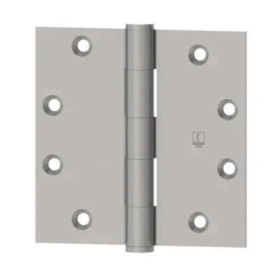 Hager Hinge Hager 4" x 4" Full Mortise Five Knuckle lain Bearing Standard Weight Hinge in Prime Coat finish