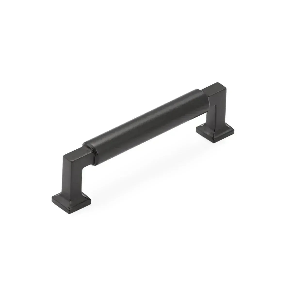 The Schaub Haniburton Cabinet Pull in Matte Black finish.